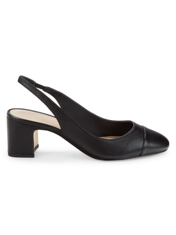 Stuart Weitzman Milla Leather Slingback Pumps